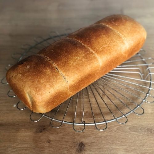 pain de mie vu sur le côté