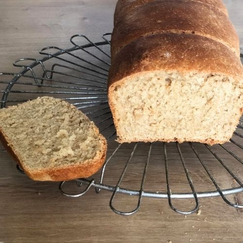 Pain de mie vue de la mie